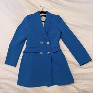 BLAZER ZARA DRESS BLUE 2218/232
